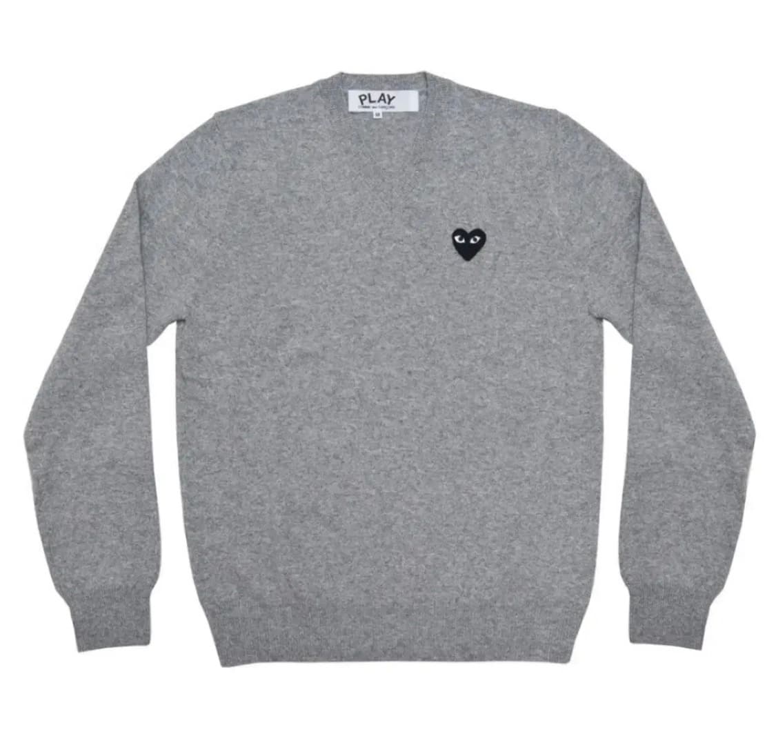 꼼데가르송 그레이 블랙와펜 니트 상품이미지1