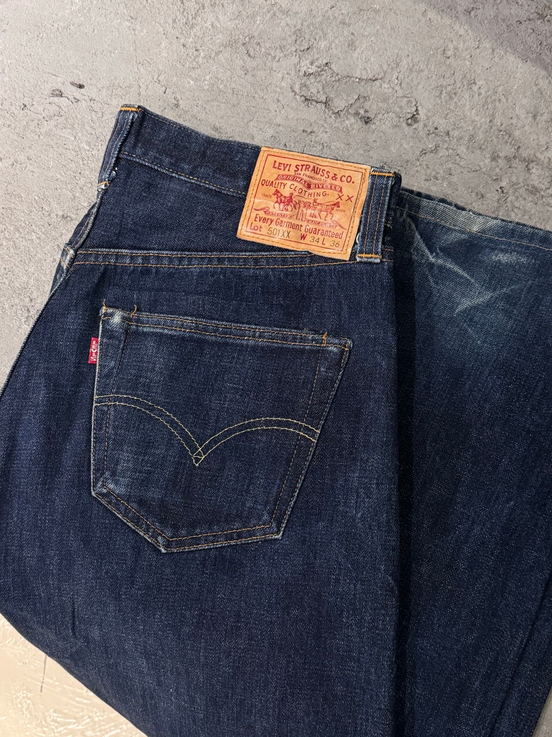 리바이스 501XX 셀비지 데님팬츠 ( 발렌시아제 ) 상품이미지1