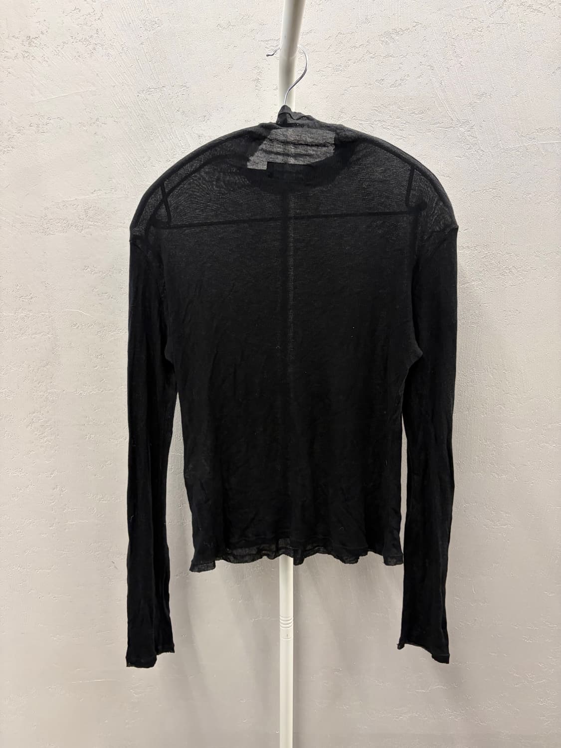 999HUMANITY 블랙 시스루 터틀넥 상품이미지6