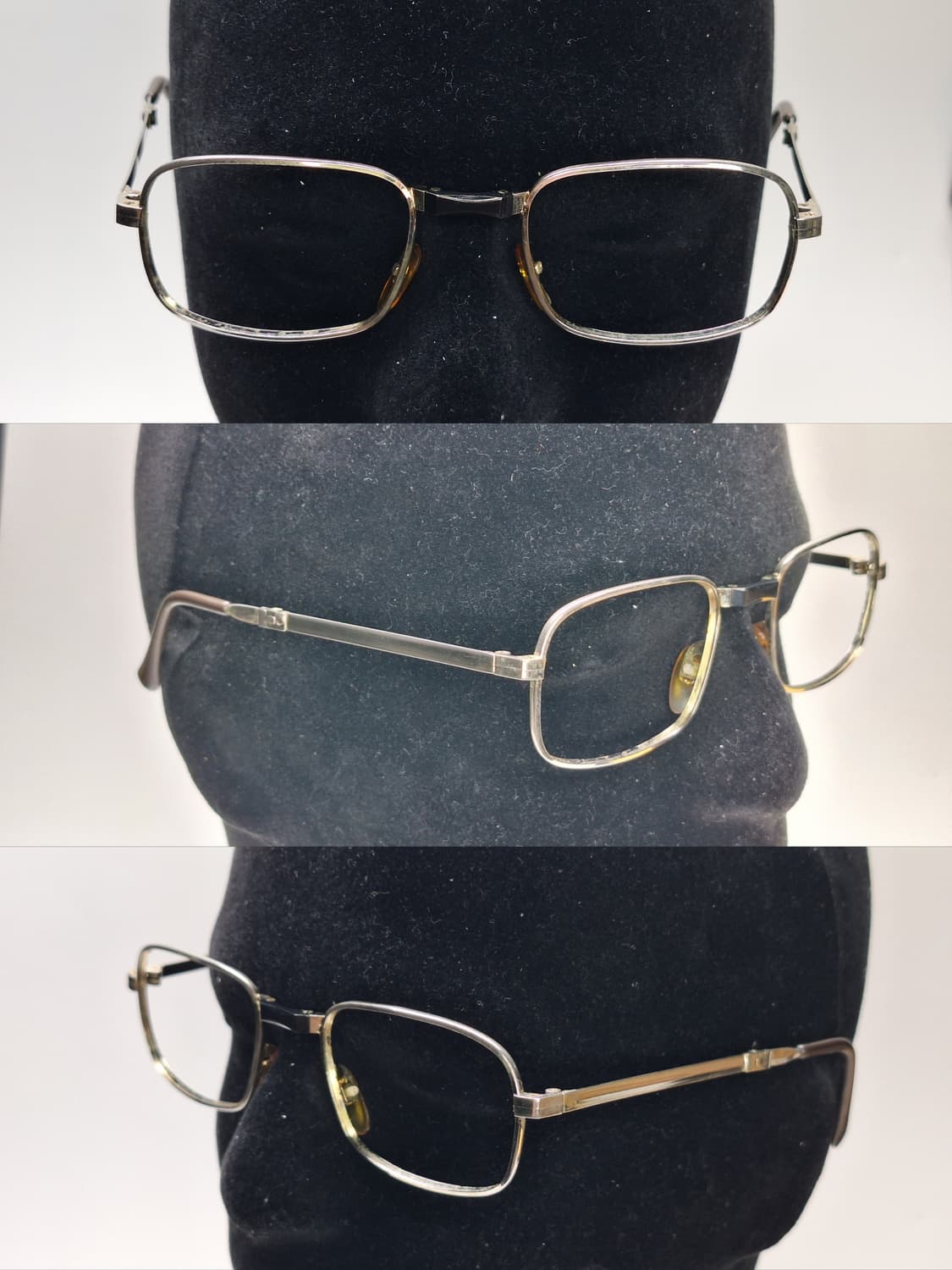 80s 일본 빈티지/ 접이식 폴딩 휴대용 안경테 수입 패션 아이웨어 클래 상품이미지6