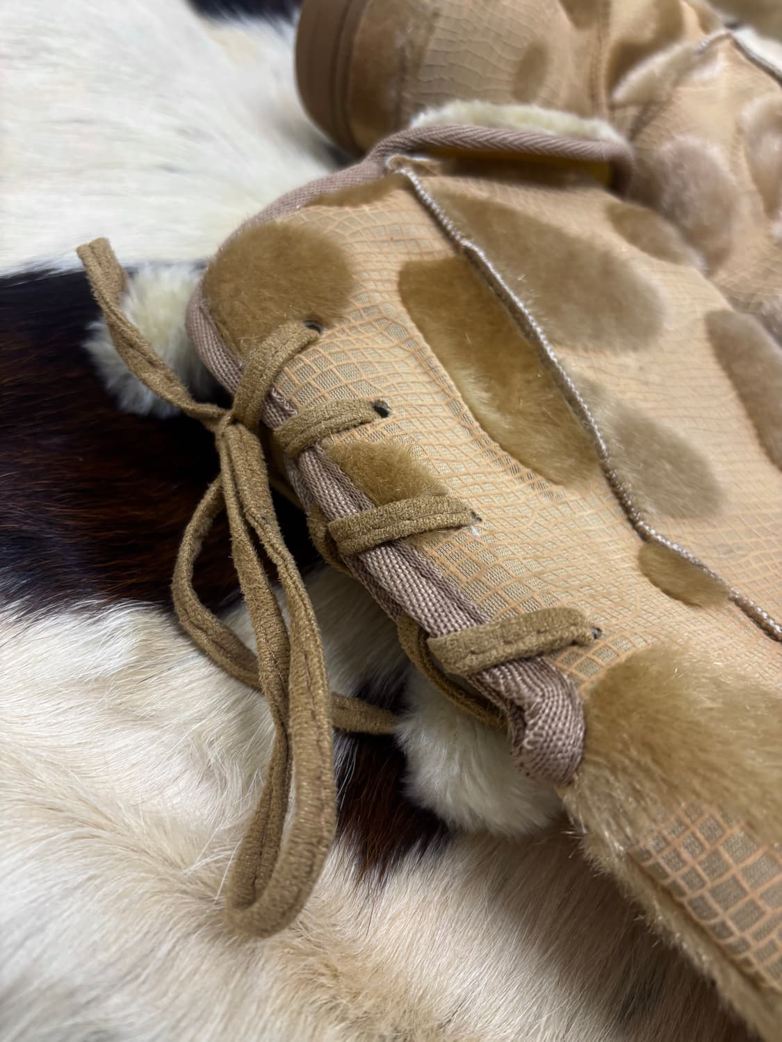 [Mori Girl] kawaii Lace Detail Beige Boo 상품이미지4