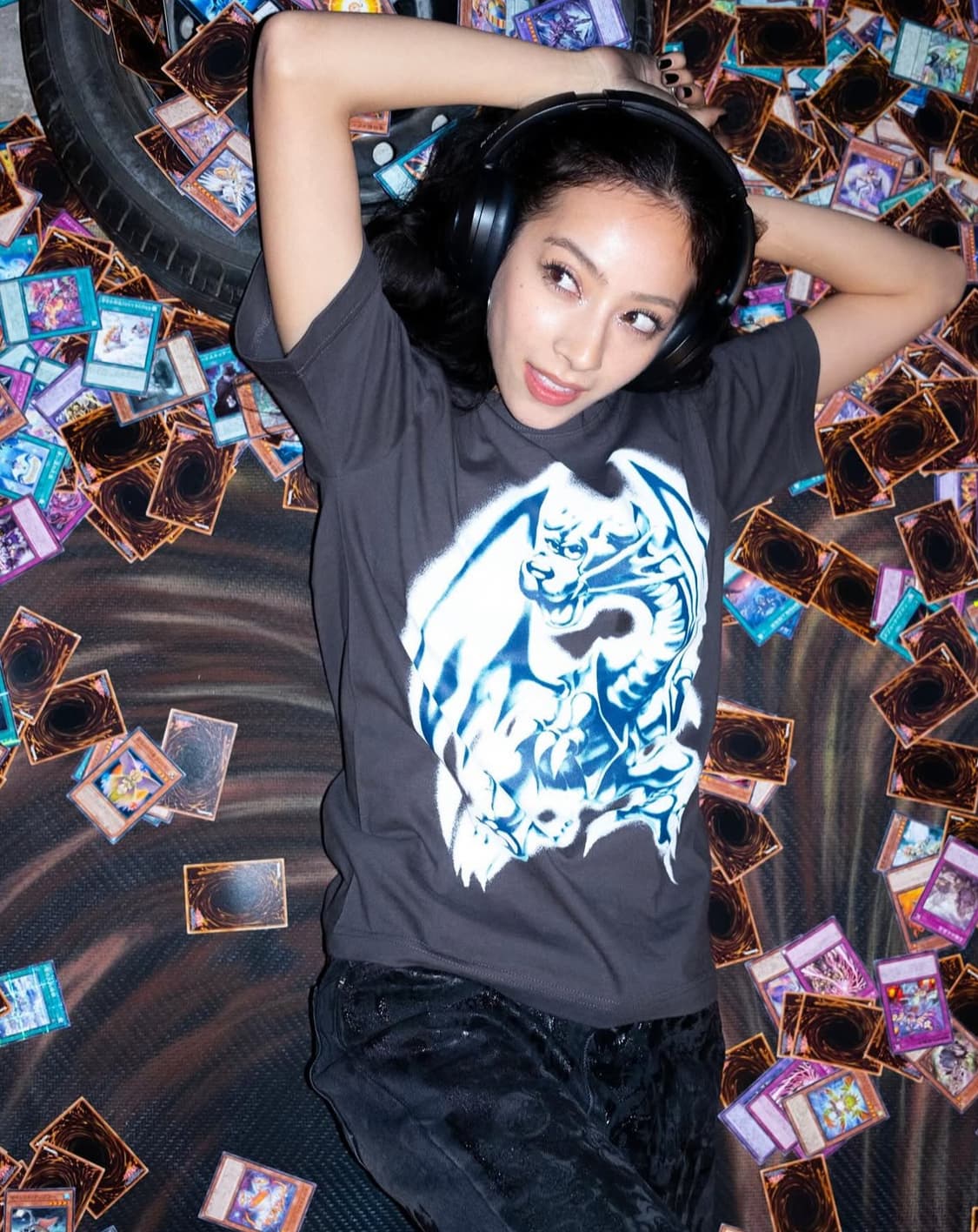 Ryota daimon blue eyes white dog tee 상품이미지1