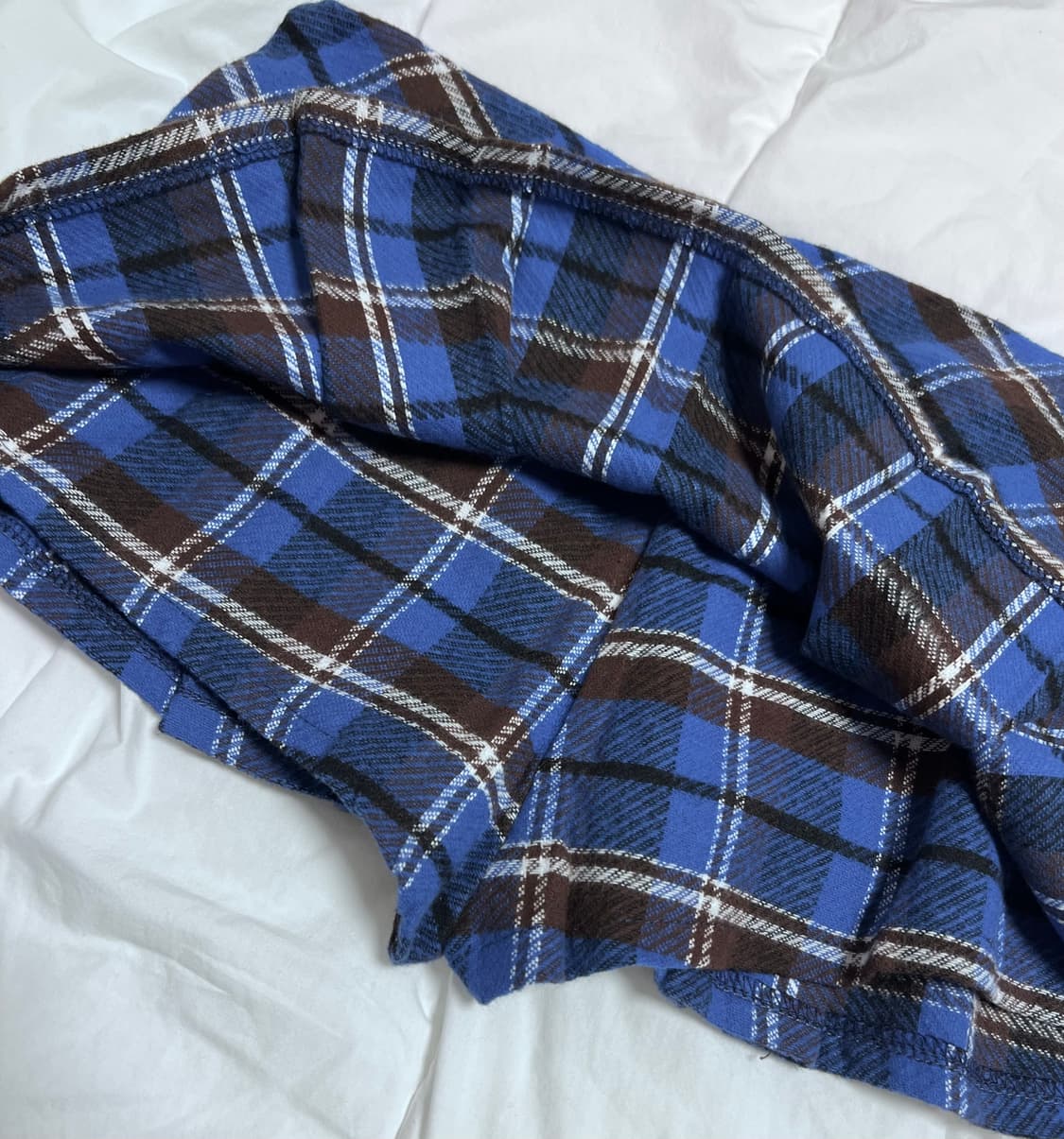 새상품 체크 타탄 미니 스커트 숏 반바지 플리츠 스쿨룩  상품이미지3