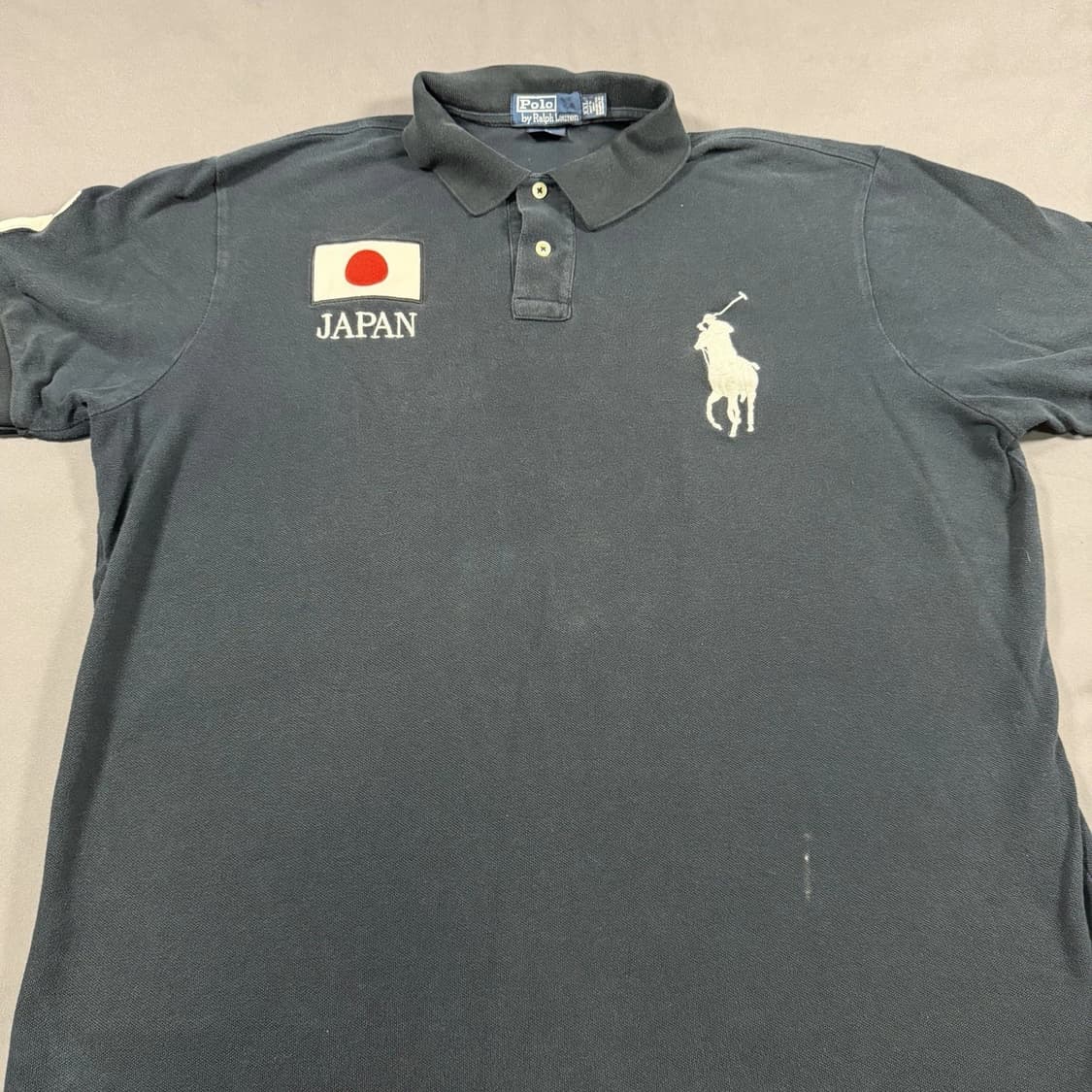 폴로 랄프로렌 빅포니 3 재팬 폴로 셔츠 블랙 상품이미지1