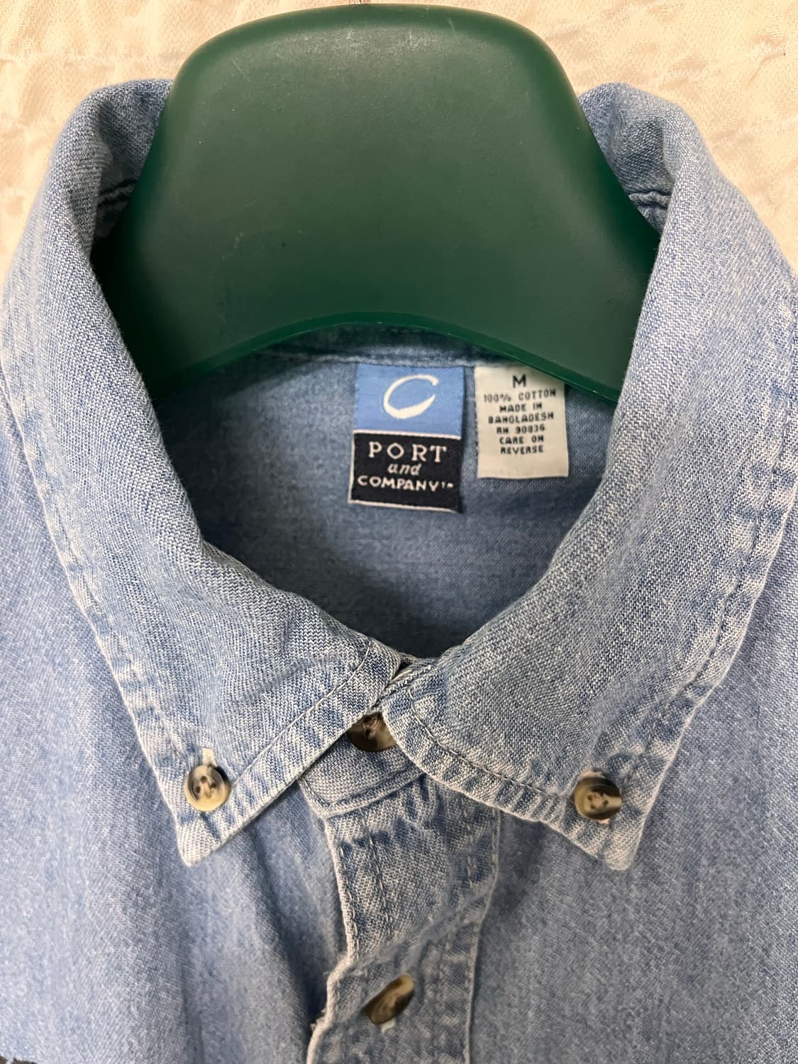 Port and company 미국 빈티지 데님셔츠 상품이미지5