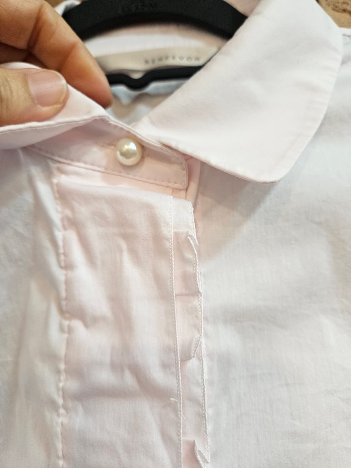 레니본 연핑크 블라우스 상품이미지3