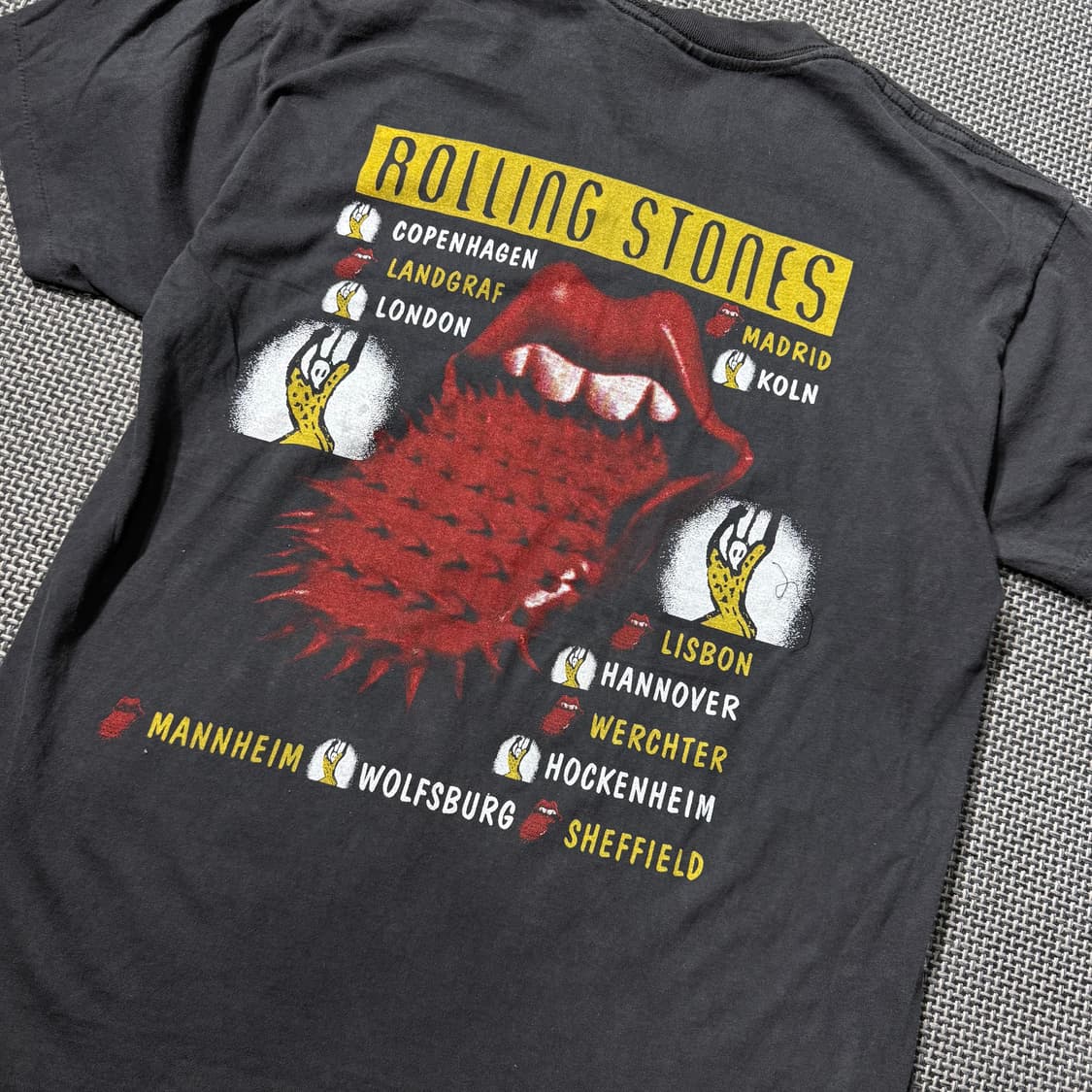 새상품) 롤링스톤즈 락밴드 프린팅 티셔츠 (L/XL) 상품이미지8