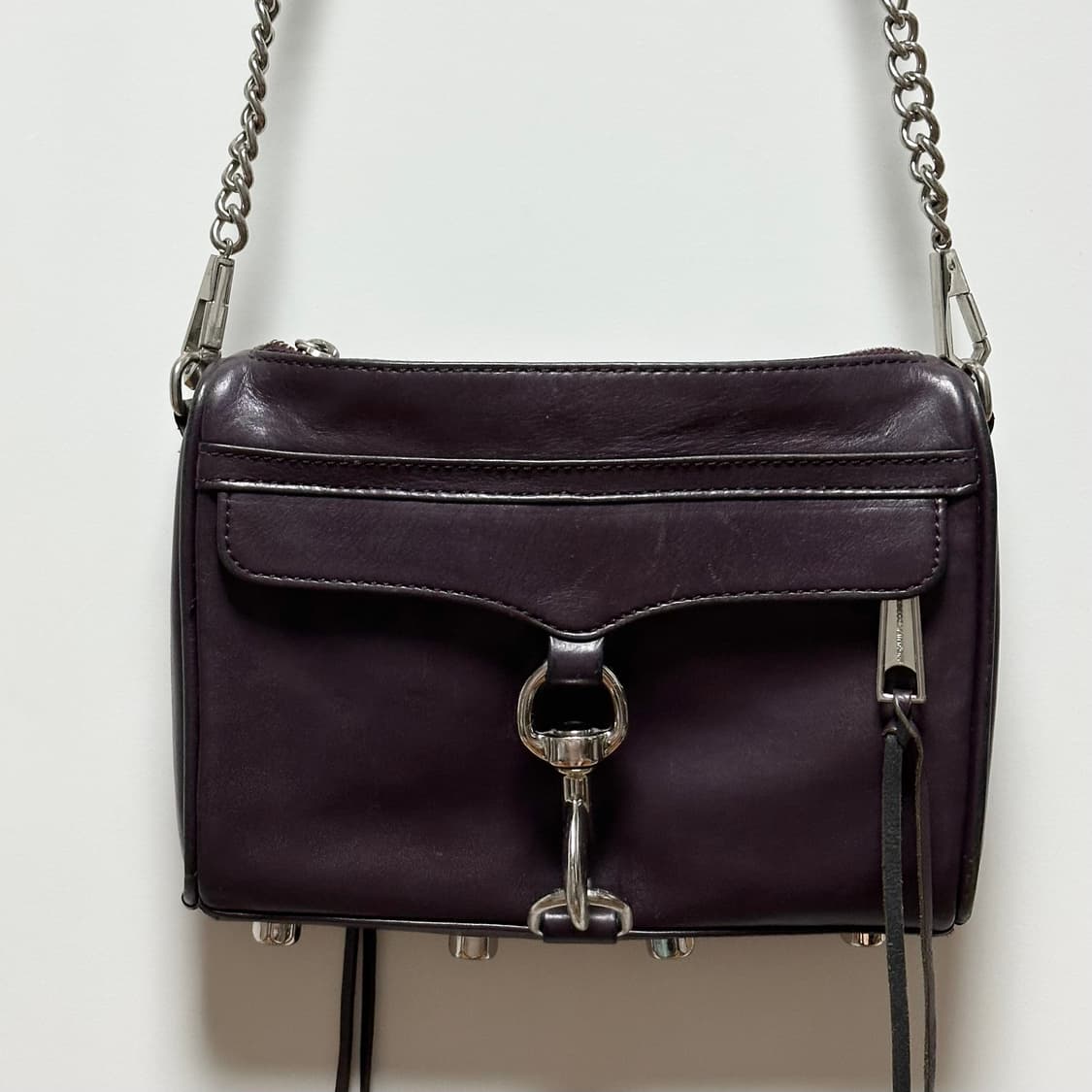 정품 레베카밍코프 미니 MAC 크로스백 버건디 상품이미지2