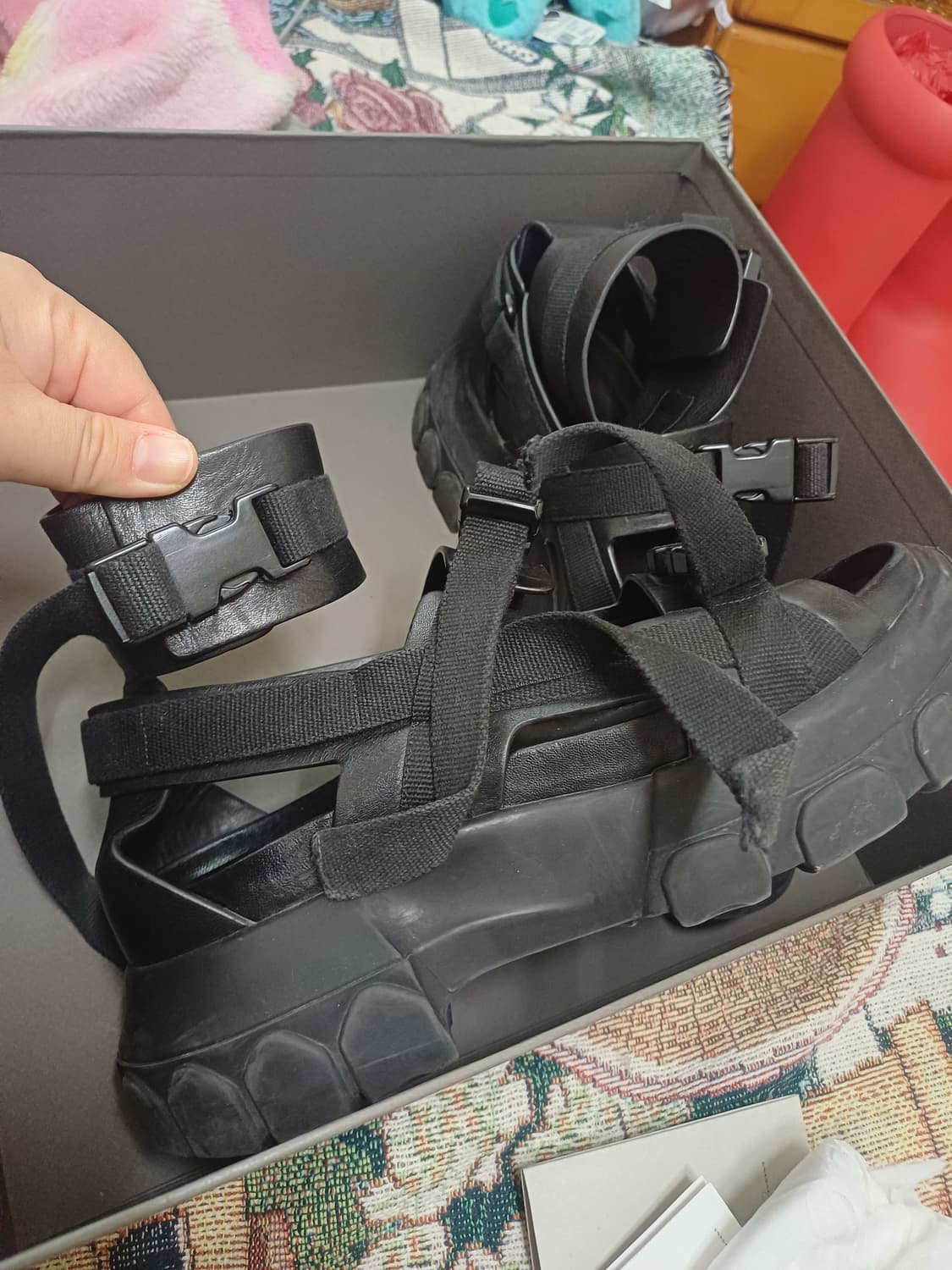 릭오웬스 앵클스트랩 샌들 41 상품이미지2