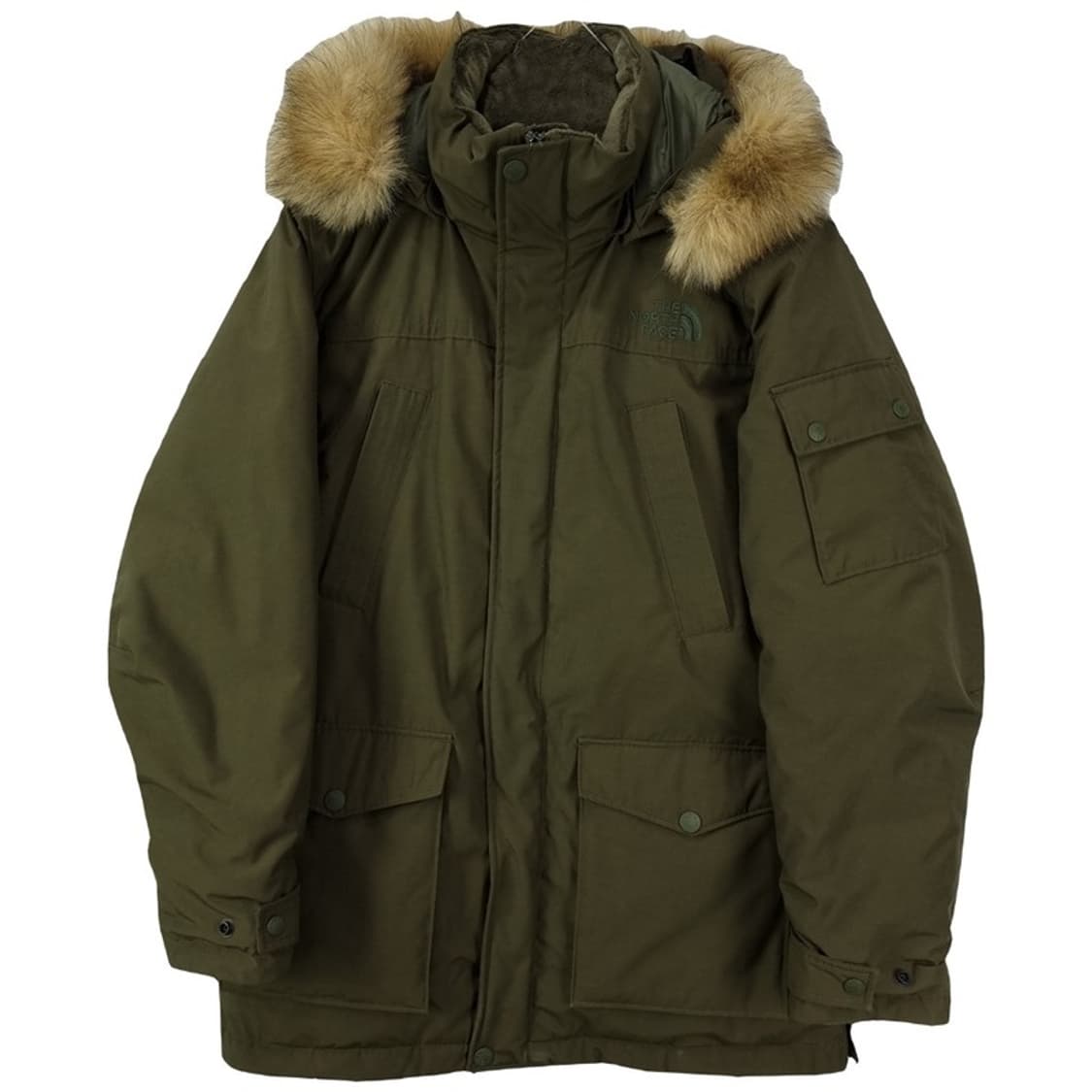 [노스페이스] 덕다운 야상 패딩 올리브카키 M18473 상품이미지2