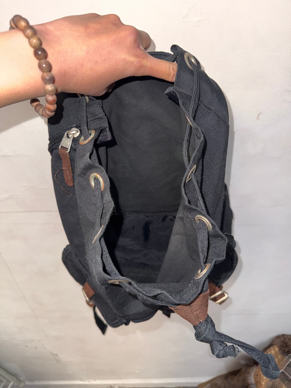 Lucas black multi pocket backpack  상품이미지4