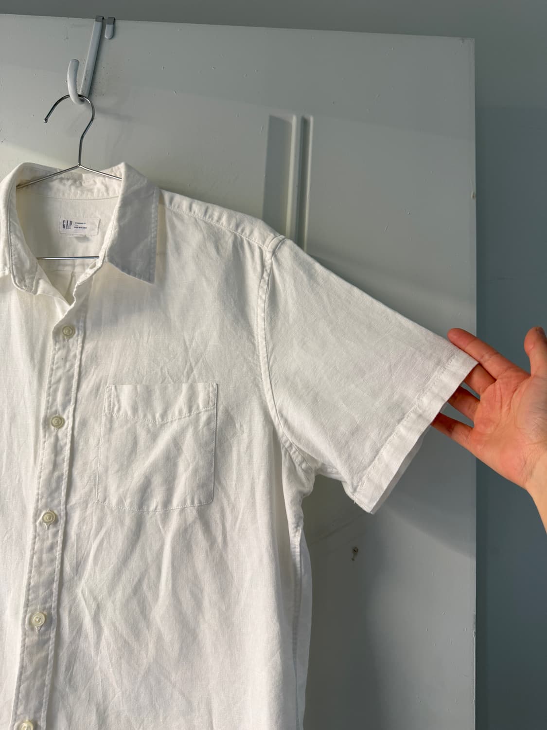 일본빈티지 갭 화이트 반팔셔츠 상품이미지5