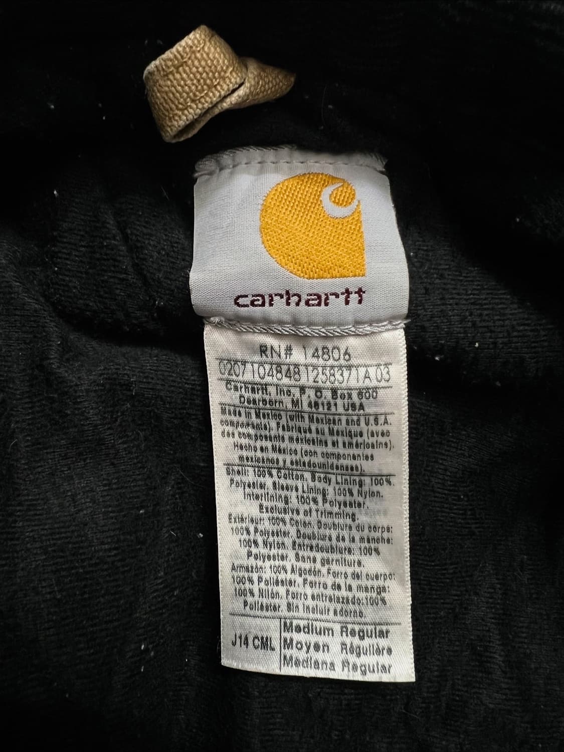 칼하트 J14 산타페 자켓 상품이미지5