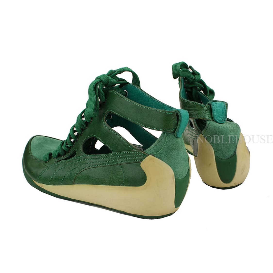 퓨마X알렉산더왕 콜라보 그린 레더 스니커즈 39 상품이미지5