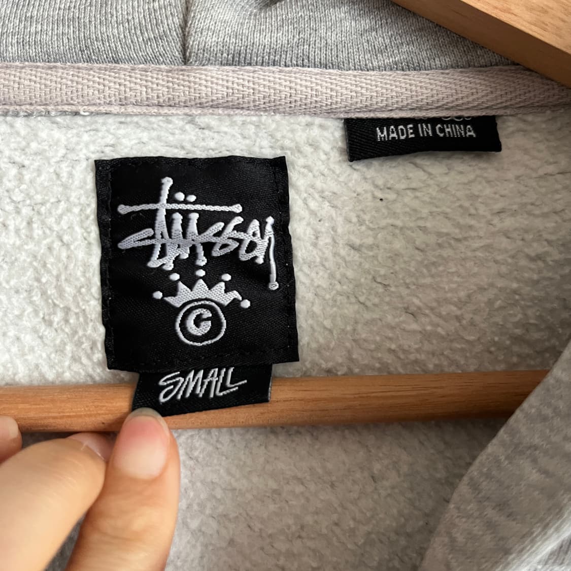 STUSSY Crown Hoodie zip-up 상품이미지7