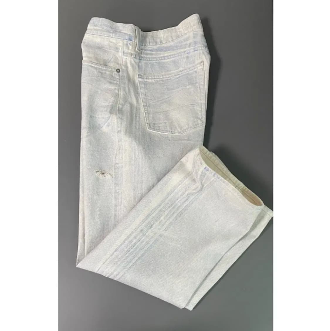 [33] 아워레가시 블루 포일 데님 팬츠 써드컷 상품이미지1