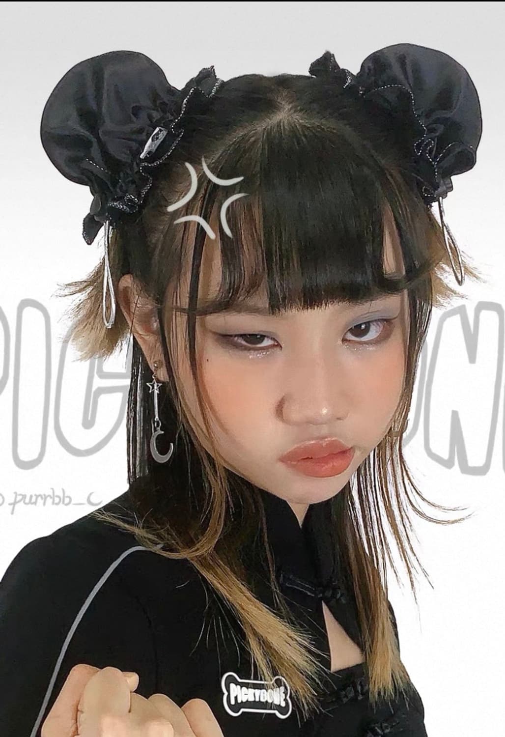 헤어 만두 차이나 아이돌 무대 의상 차이나풍 중국풍 상품이미지1