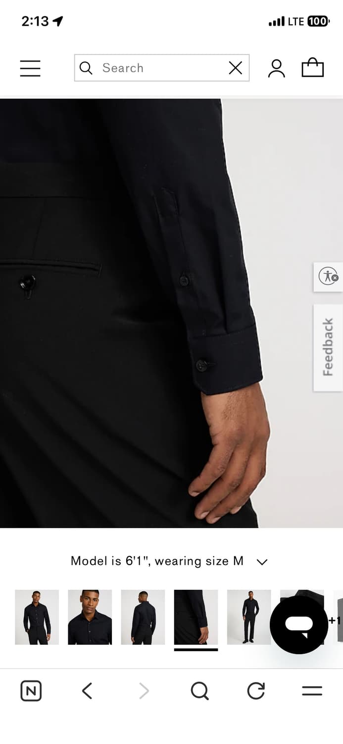 EXPRESS 1MX Dress Shirt (M) 상품이미지4