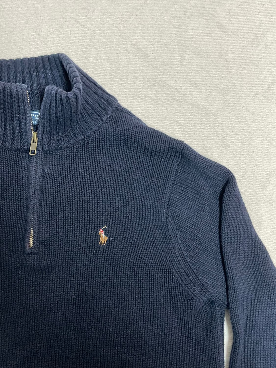폴로 반집업 니트  상품이미지2
