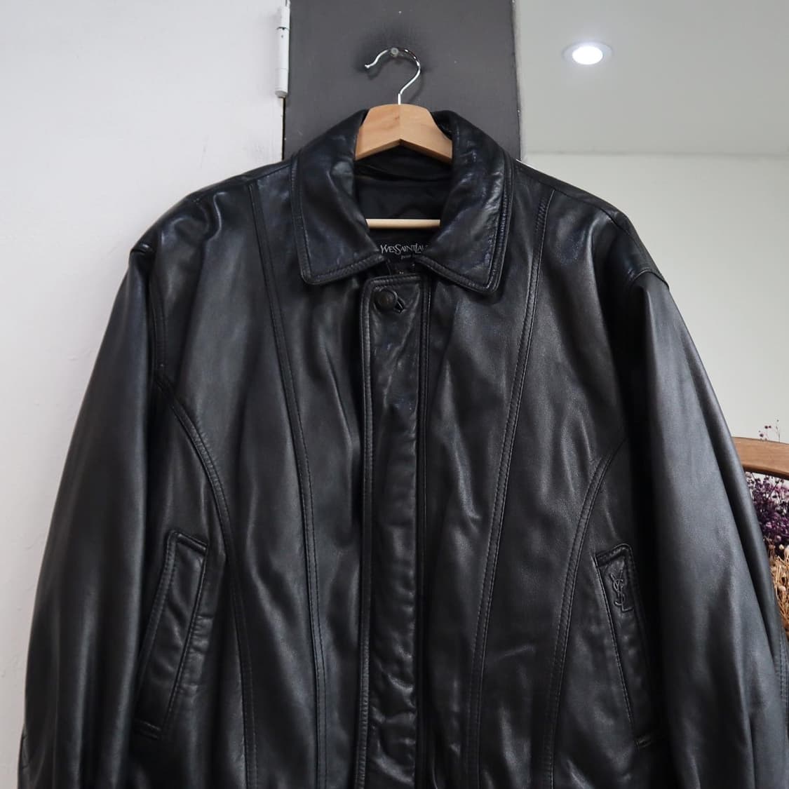 입생로랑 쉽스킨 레더 자켓  상품이미지2