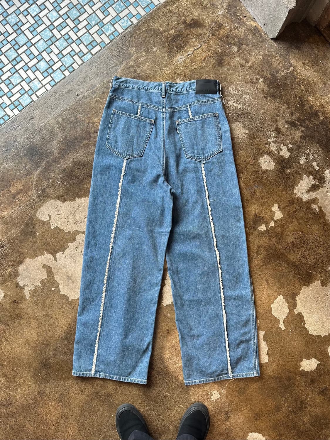JieDa Switching Over Denim Pants 상품이미지2
