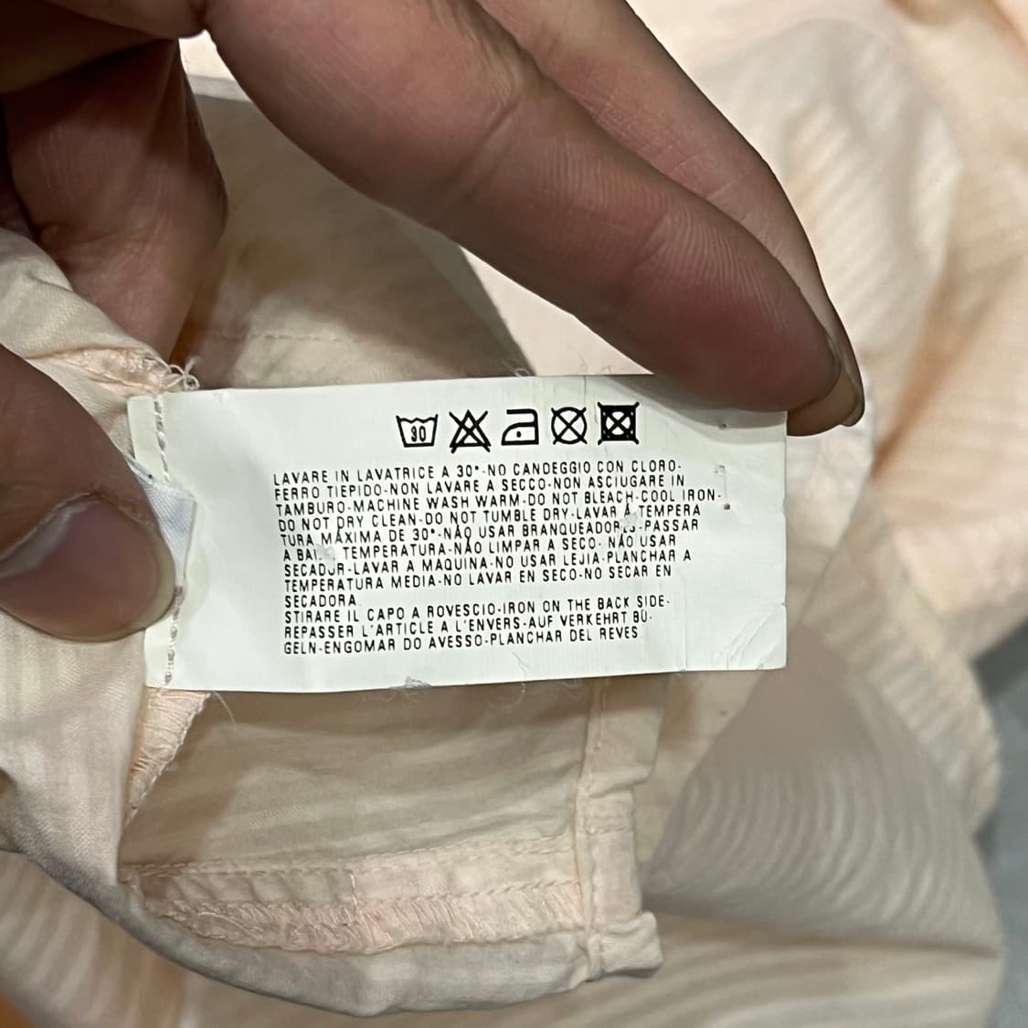  아르마니 익스체인지 스트라이프 하프 셔츠 y15994 상품이미지8