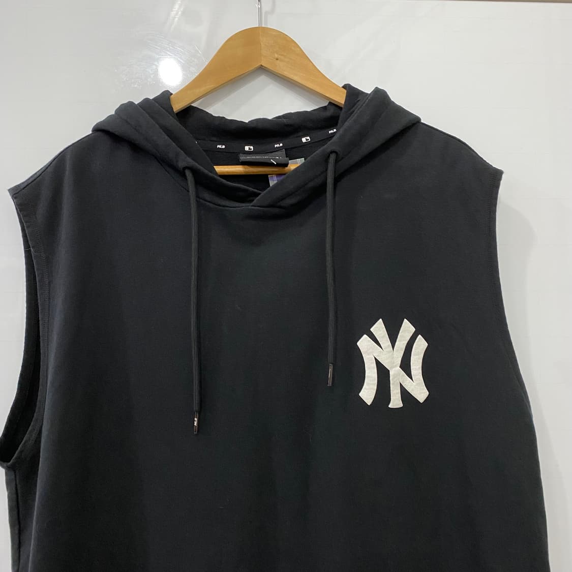 MLB 뉴욕양키스 로고 후드베스트(XL) 상품이미지3