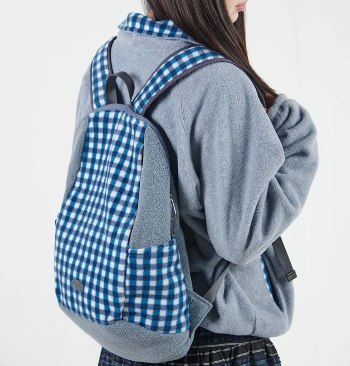 무음 muwm 써코 백팩 Circo Backpack(Blue Check) 상품이미지1