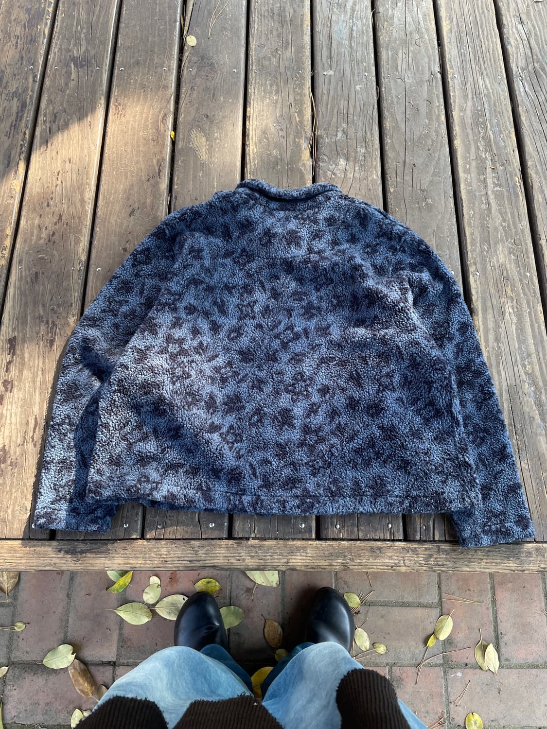 90s L.L. Bean jacquard Fleece JK 상품이미지8