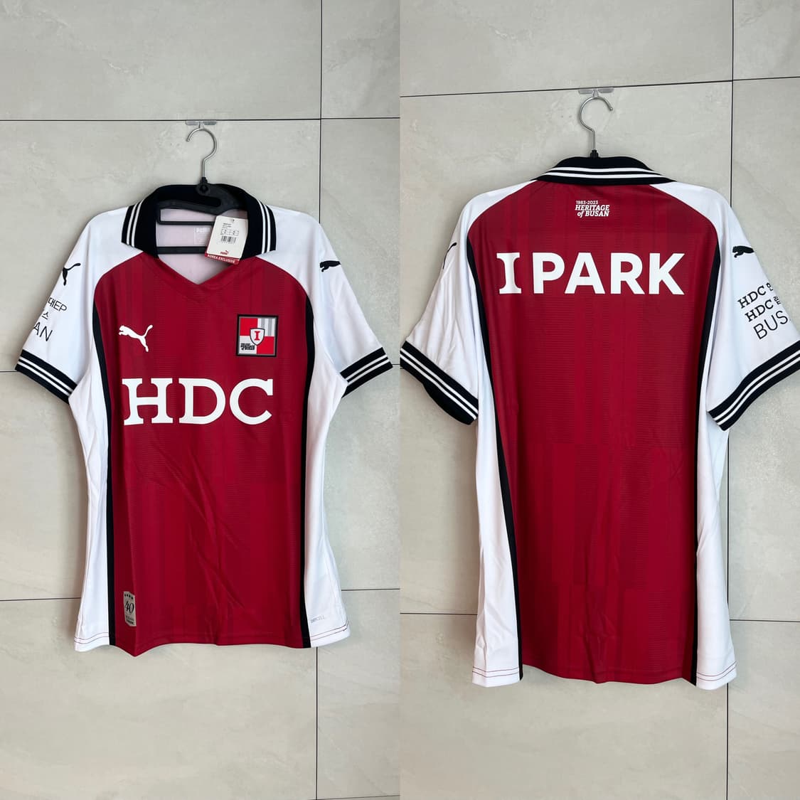 [XL/새상품]K리그 푸마x부산아이파크 40주년 유니폼 져지 상품이미지5
