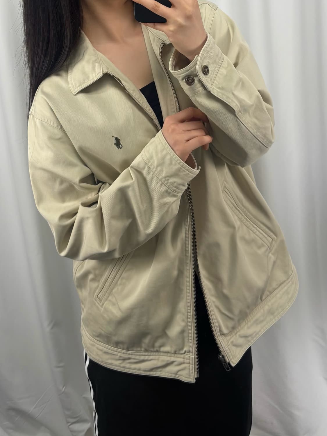 폴로 베이지 스윙톱 자켓 상품이미지3
