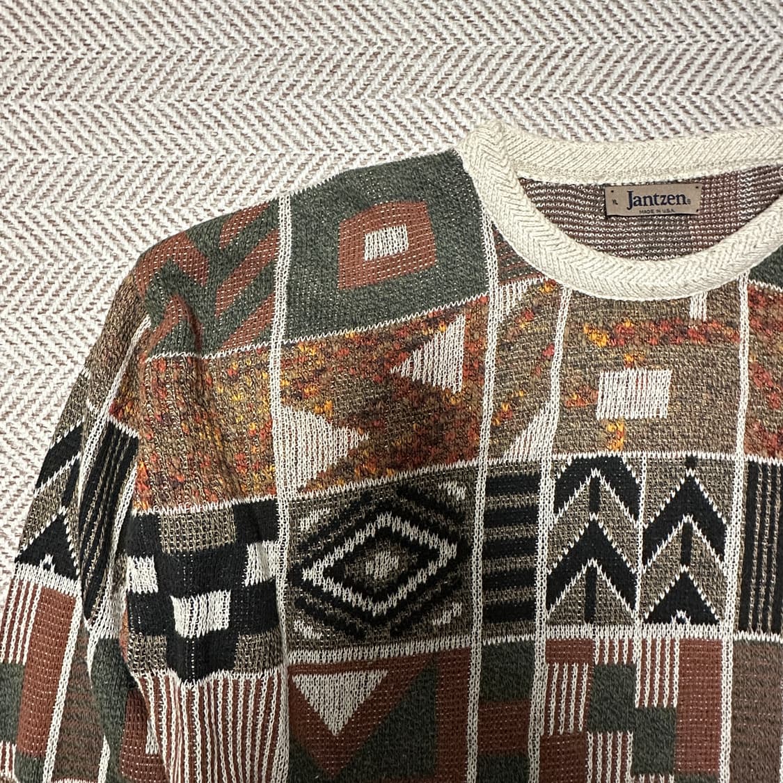 VINTAGE usa made knit sweater 상품이미지3