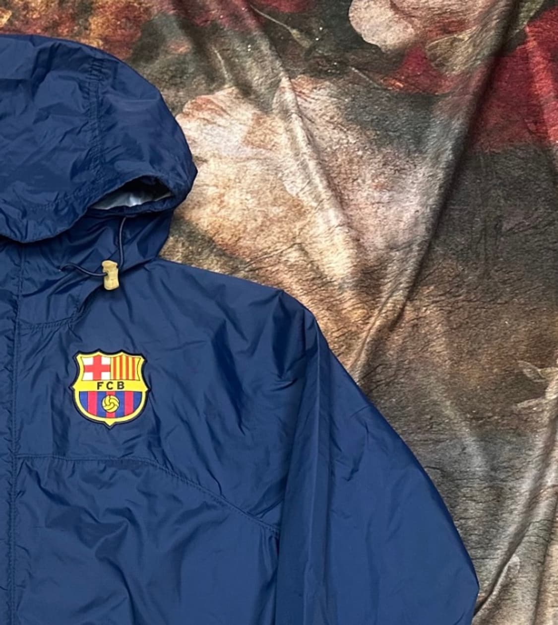 나이키 블록코어 FC바르셀로나 네이비후드바람막이 90 상품이미지2