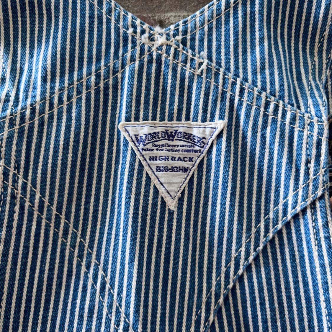 빅존 Big John 히코리 스트라이프 오버롤 상품이미지8