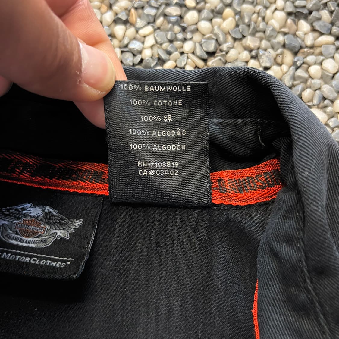 할리데이비슨 아이언 블록 반팔 셔츠 (L) 상품이미지8