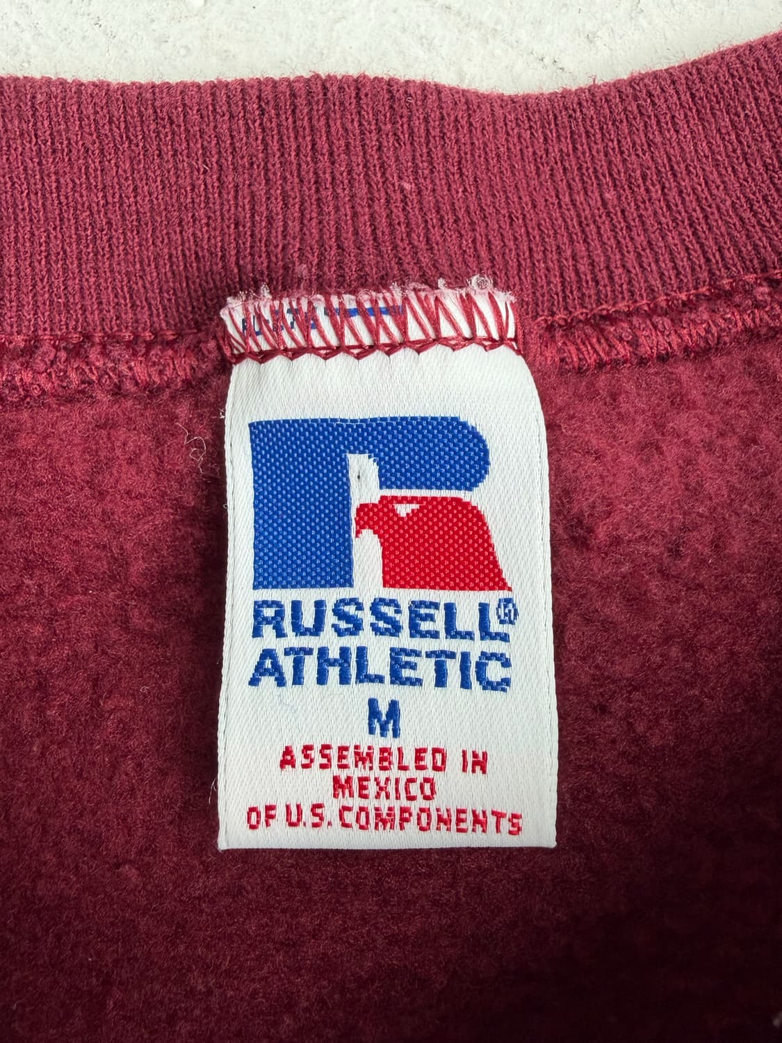 90s Russell Sweatshirt (burgundy) 상품이미지3