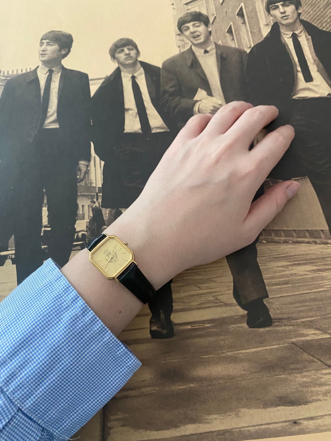 세이코 Seiko 쿼츠 스퀘어 1768 골드 레이디스 상품이미지4