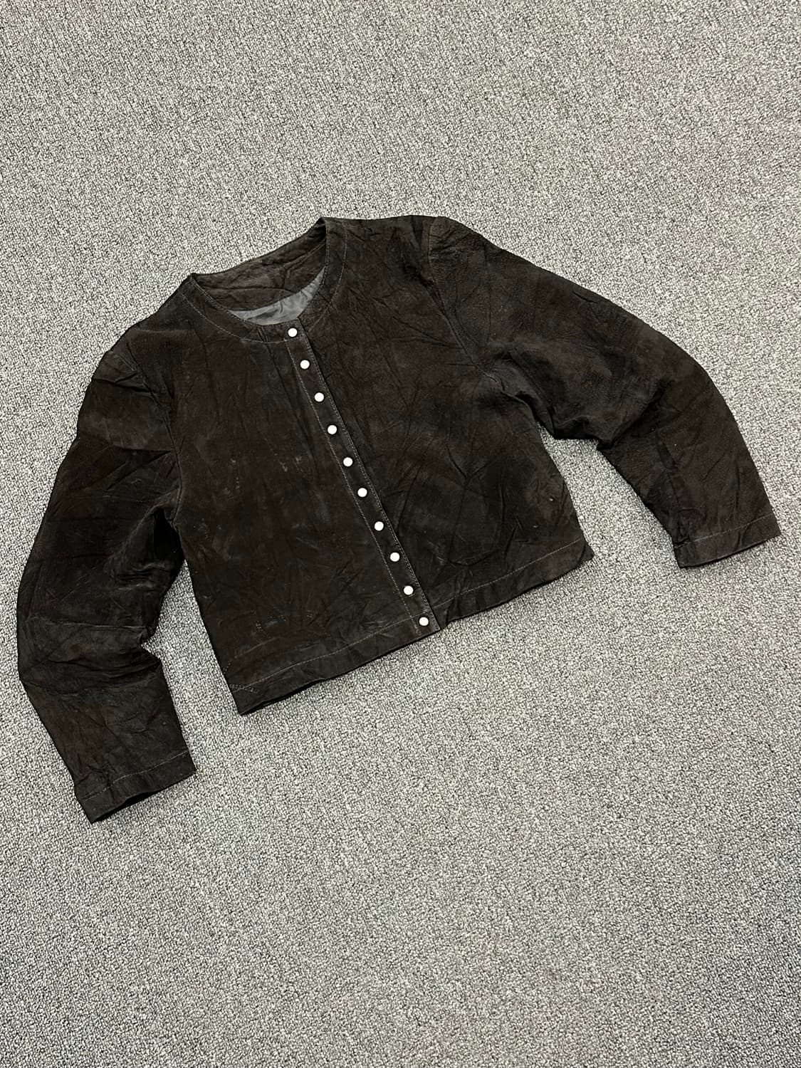 OS)Japanese vintage 돈피 여성 블랙자켓 상품이미지2