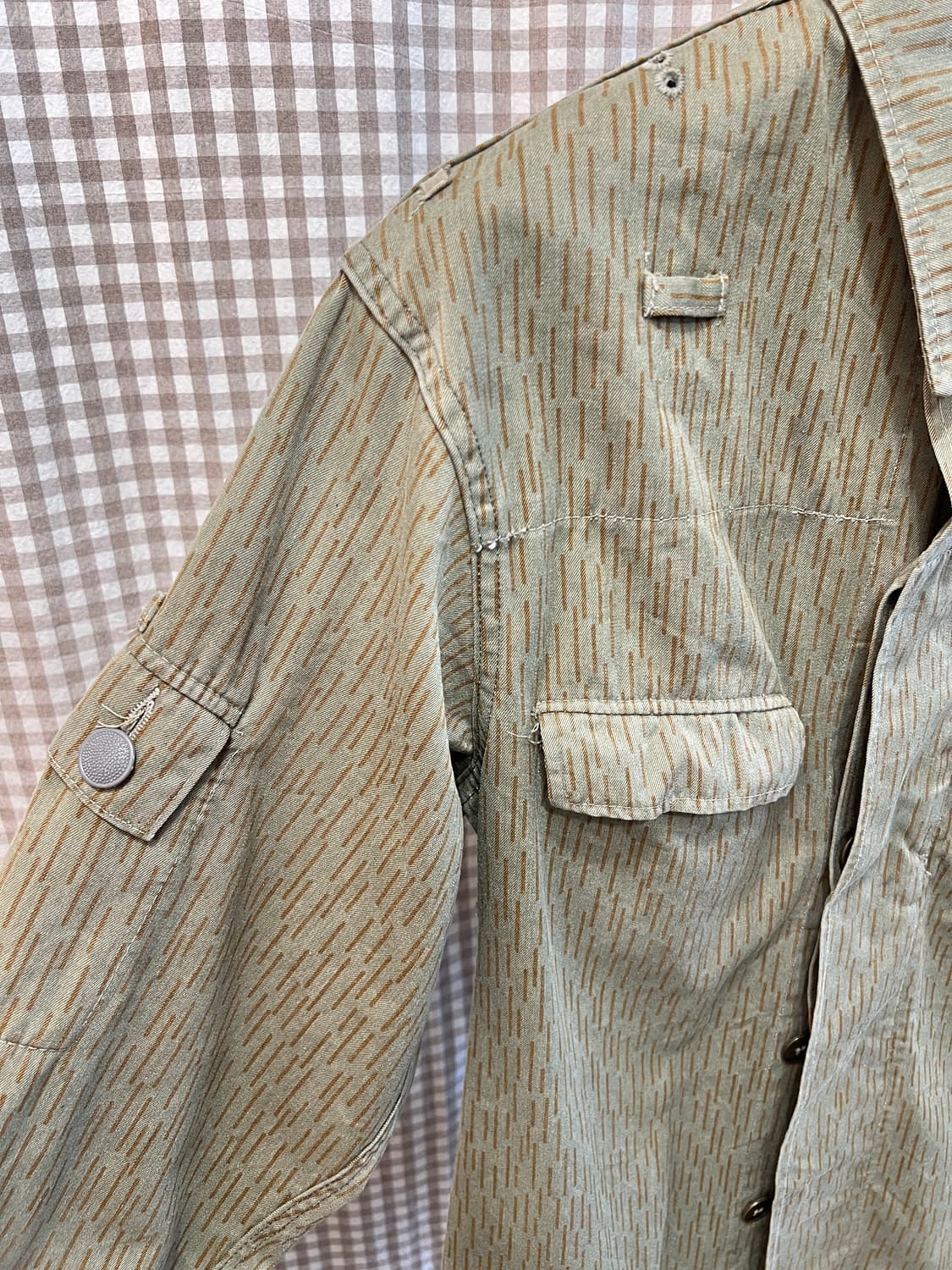 [Germen army] 동독군 레인 패턴 야상 L 상품이미지3