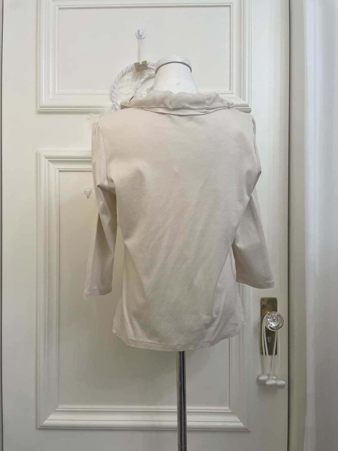 KUMIKYOKU stone beige ruffle point puff 상품이미지3