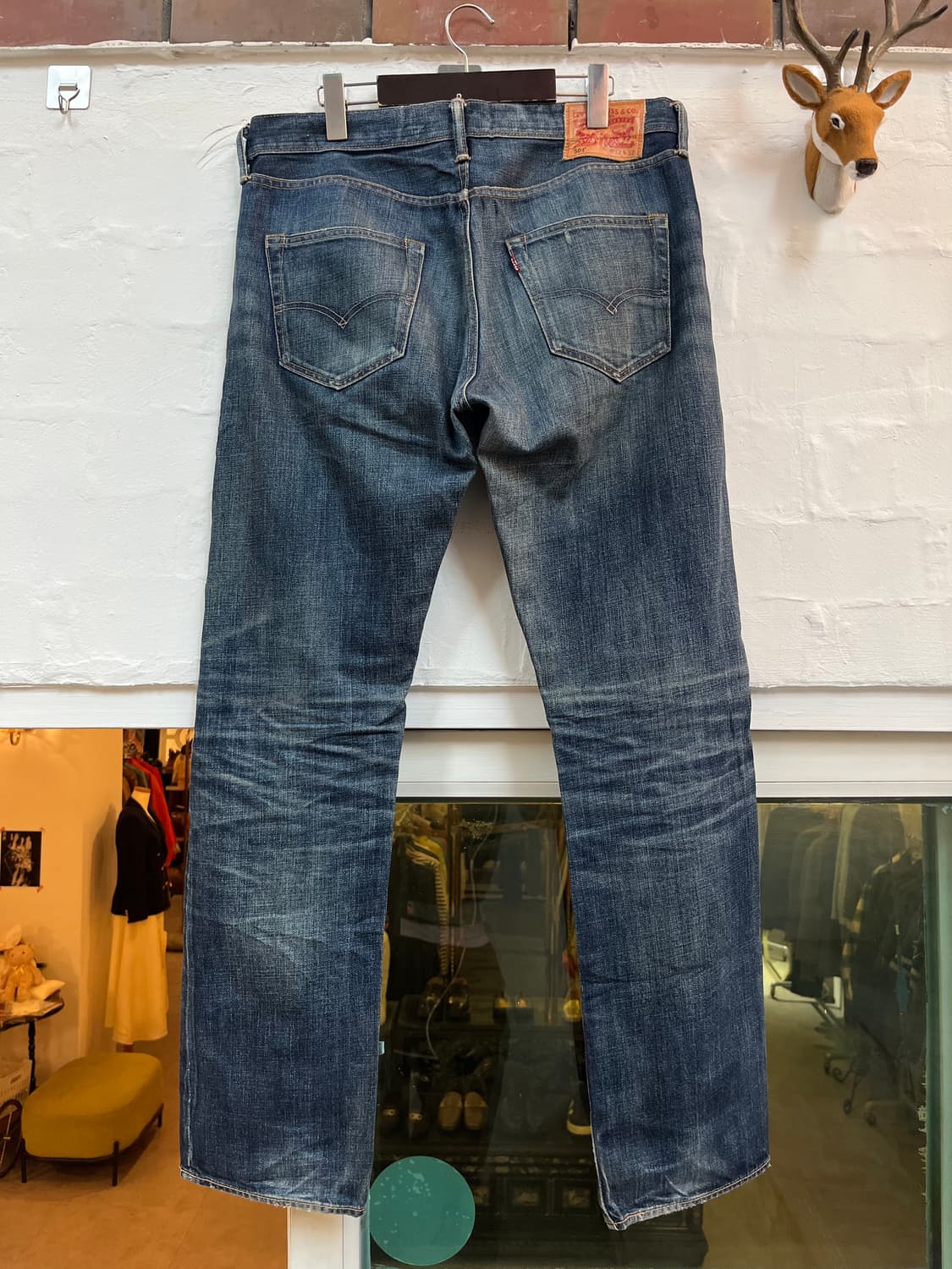 Levis 501 데님 진 34x32 상품이미지9