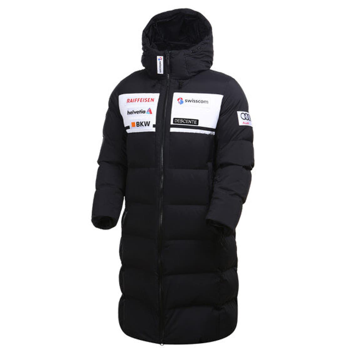 데상트 남녀공용 롱패딩 다운 패딩 아우디 스키팀 90 m 레플리카  상품이미지5