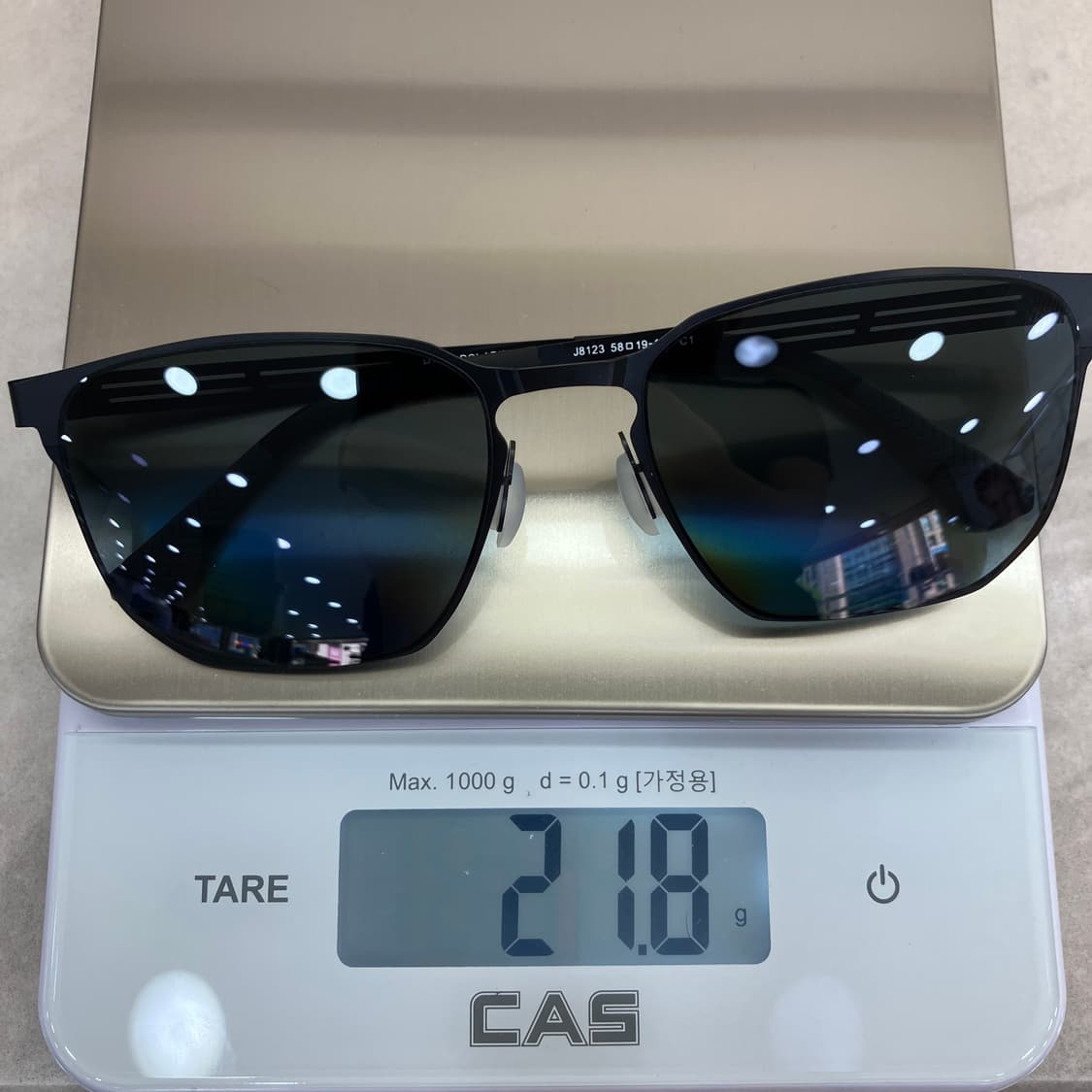 D63 하츠 Hatz 매트 블랙 웰링턴 선글라스 그레이 상품이미지8