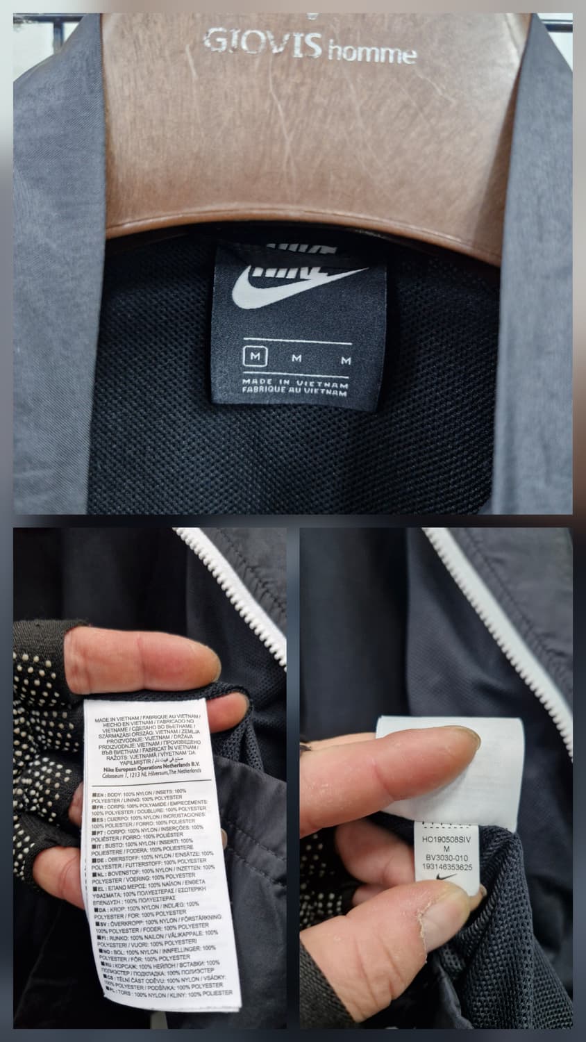 95-100L 나이키 베이직 바람막이 자켓. 상품이미지10