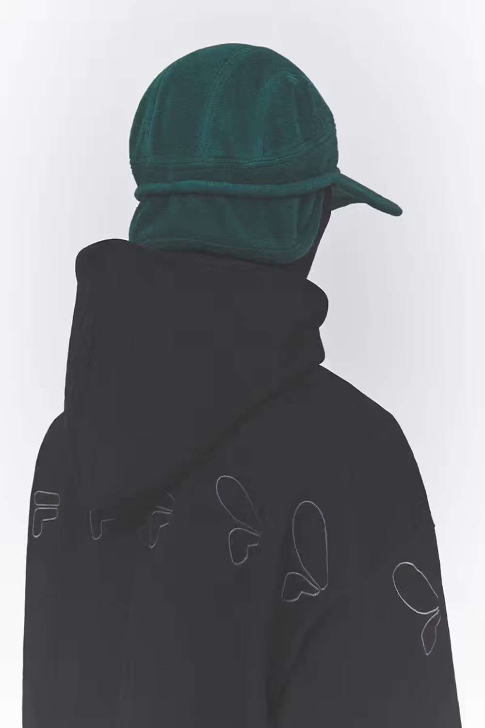 포스트 아카이브 팩션 x 휠라 플리스 이어 플랩 캡 그린 상품이미지2