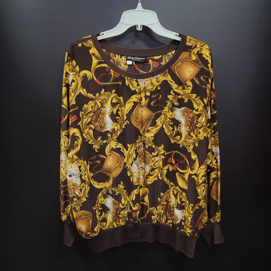 Salvatore Ferragamo 페라가모 실크 셔츠  상품이미지1