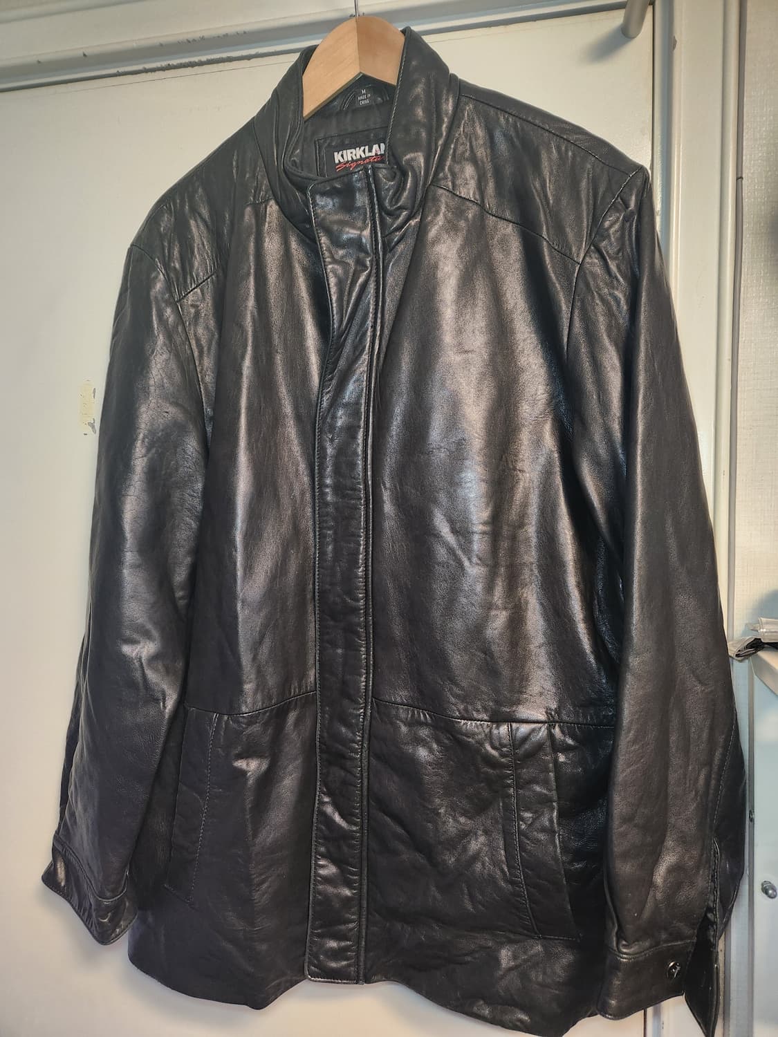 커클랜드 램스킨 가죽자켓 M 상품이미지1