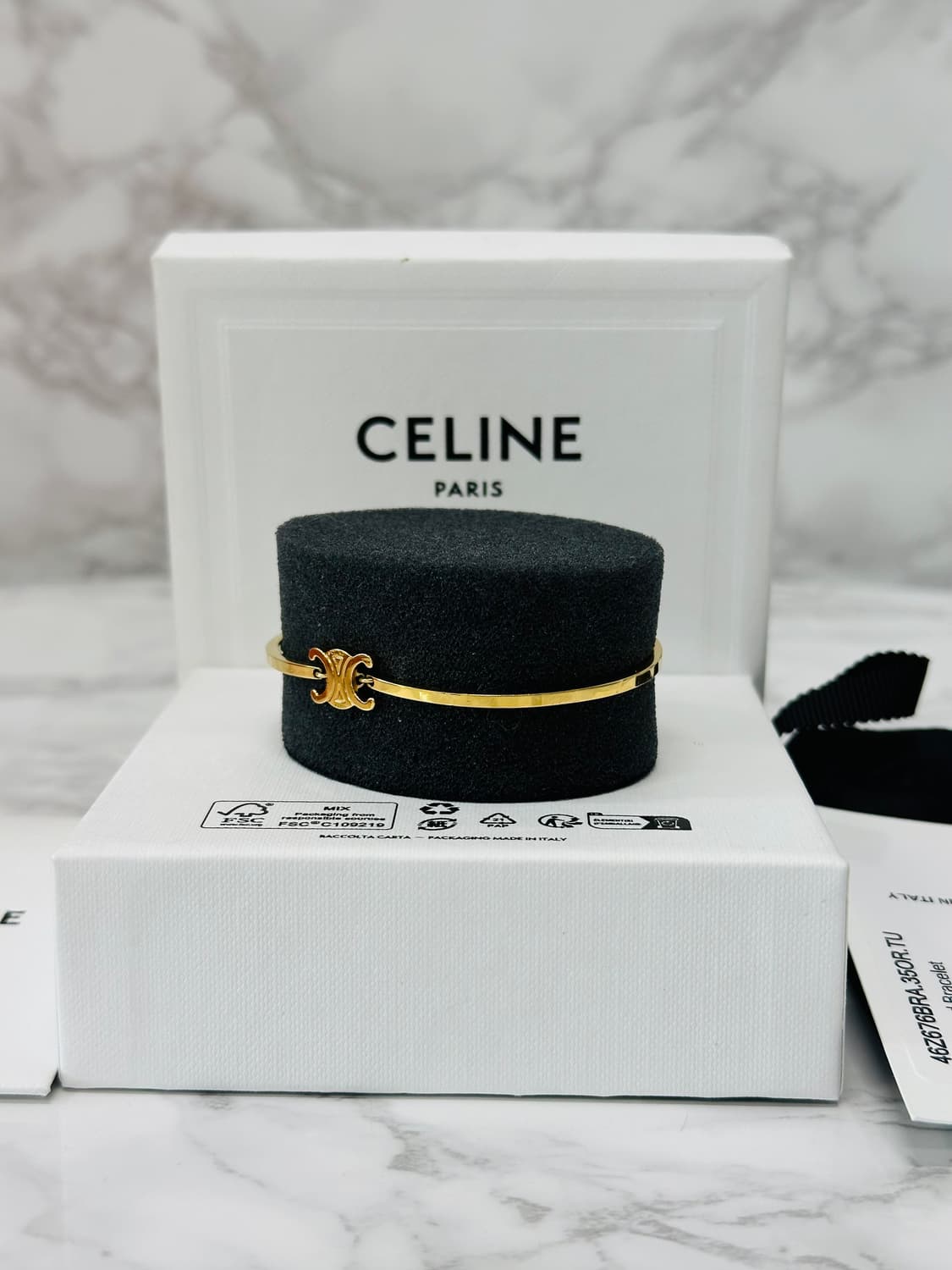 샐린느 트리옹프 팔찌 골드 상품이미지5