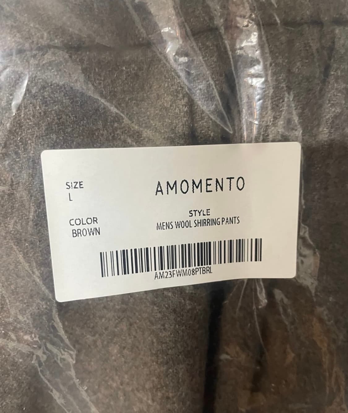 아모멘토 울 셔링펜츠 L사이즈 판매 상품이미지8