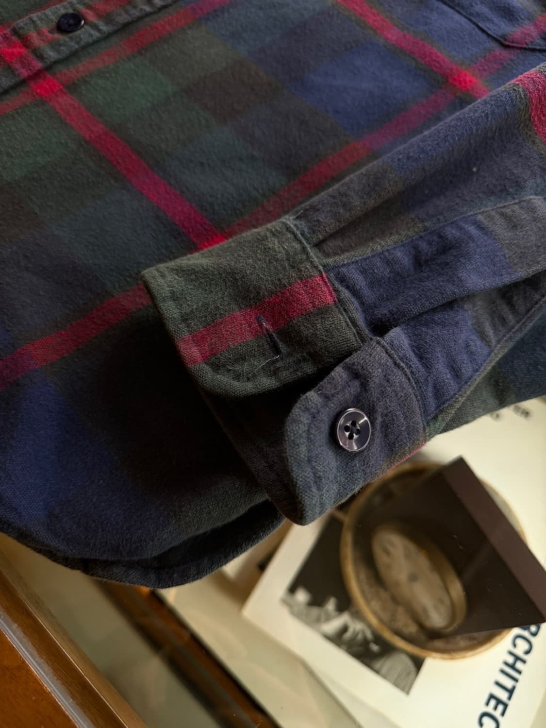 엘엘빈 플란넬 셔츠 100 상품이미지10